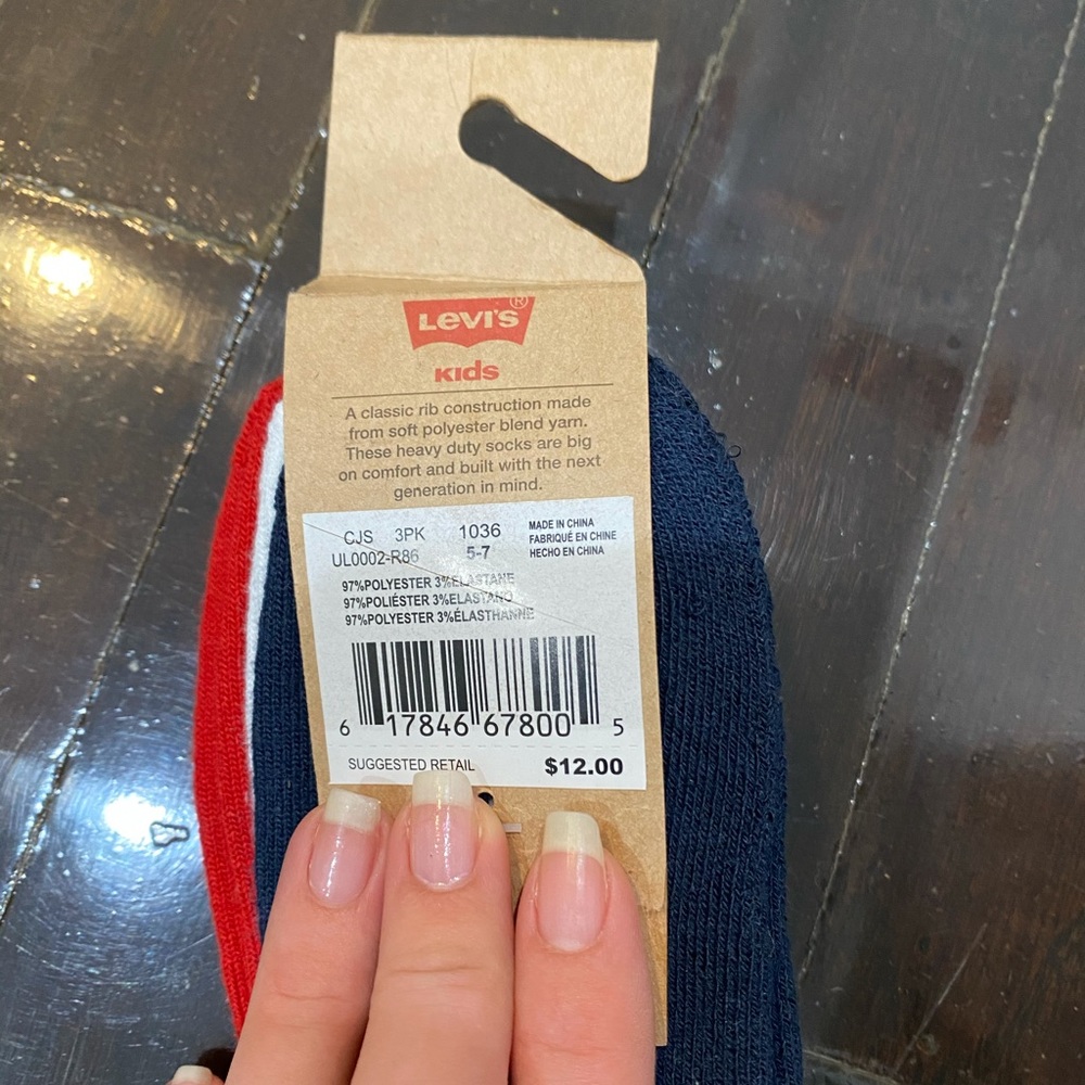 Kids assorted Levi socks